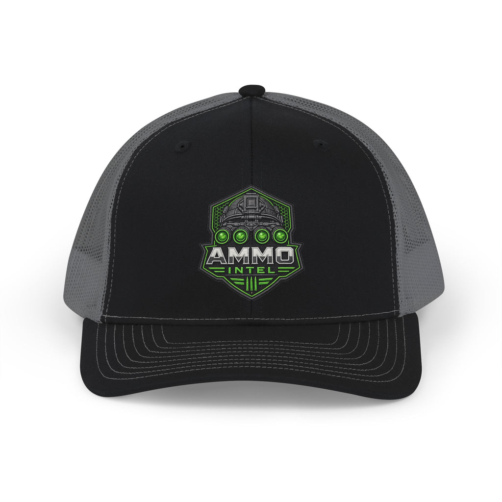 Ammo Intel Blackout Trucker Cap — Tactical Snapback