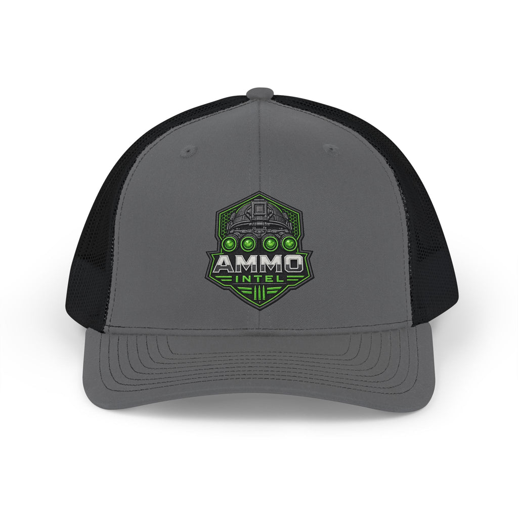 Ammo Intel Blackout Trucker Cap — Tactical Snapback