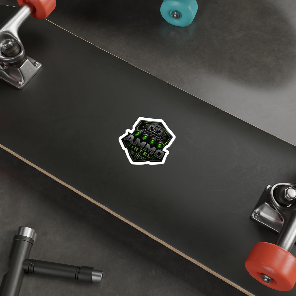 Ammo Intel Quad Nods Tactical Die-Cut Sticker