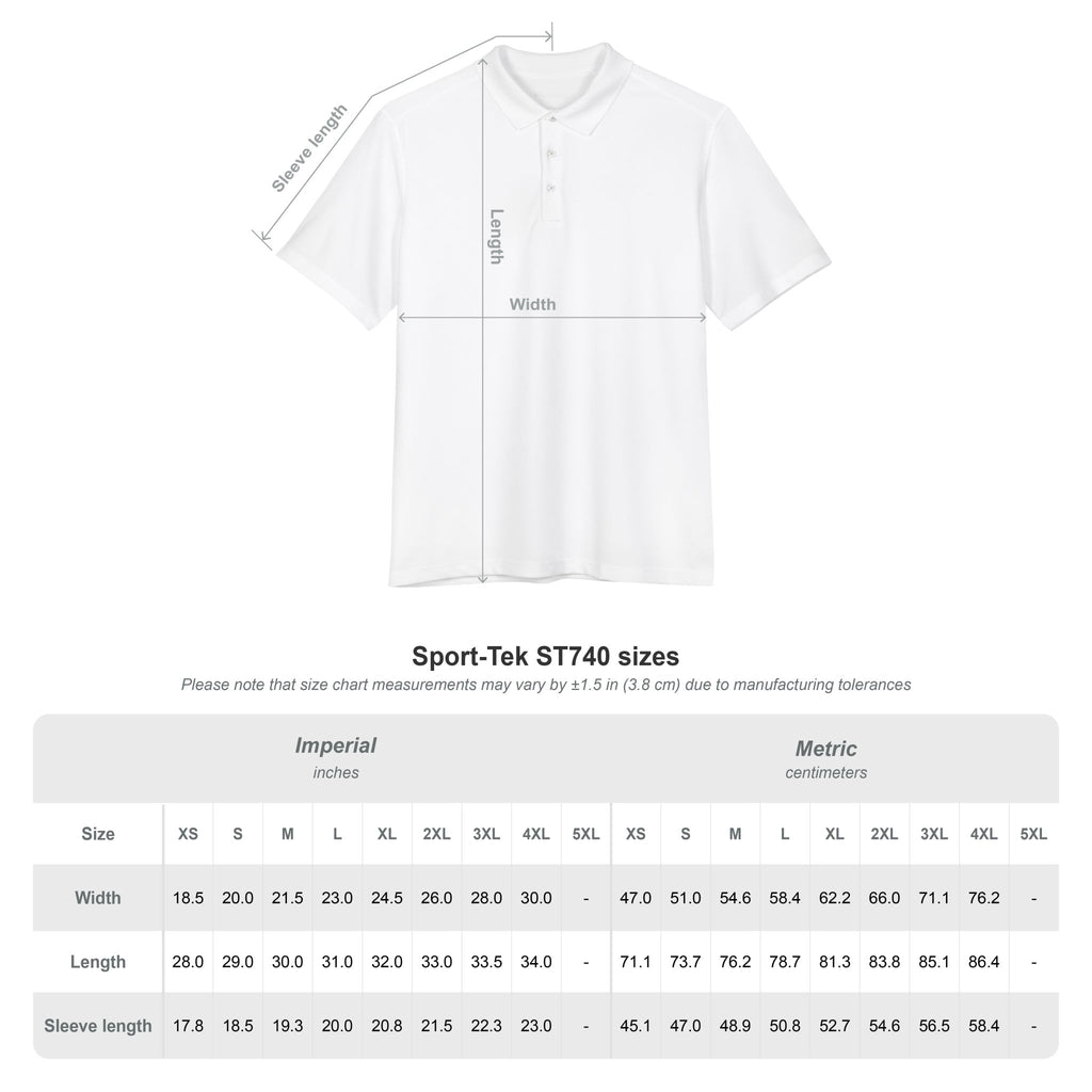 Ammo Intel Men’s Black Performance Polo | Embroidered AI Badge
